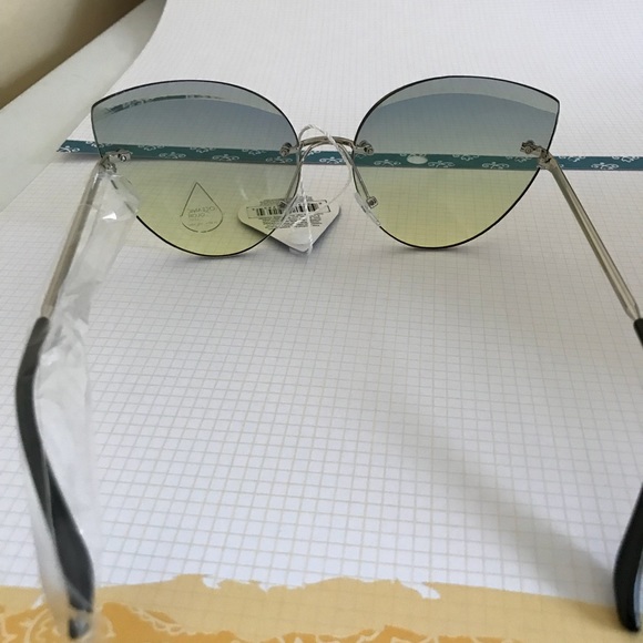 NO FRAME CAT EYE SUNGLASSES - Picture 8 of 8